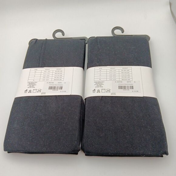 Loft Pretty Much Essential Basic Opaque Tights Black Size SMALL, 2 Pack NEW - Picture 2 of 2